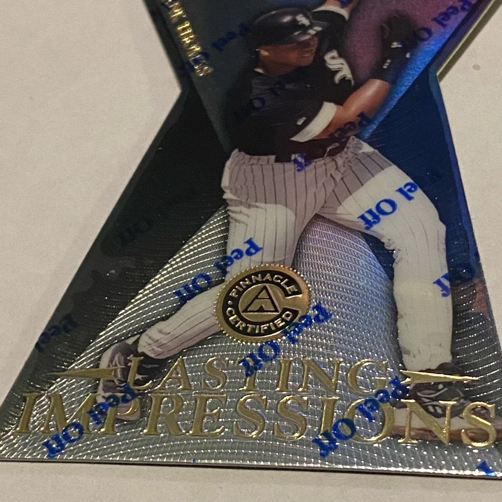 1997 Pinnacle Certified Lasting Impressions frank thomas